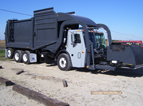 Media Blasting & Painting of a Refuse Truck