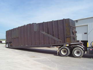 Steel Grit Blasted Frac Tank