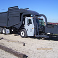 Media Blasting & Painting of a Refuse Truck