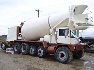 Painted Mixer Truck